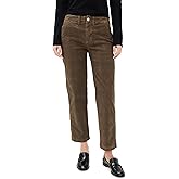AMO Women's Lillian Printed Plaid Corduroy Pants