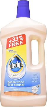 Pledge Clean It Gentle Wood Floor Cleaner Original 1000ml Pack of 6