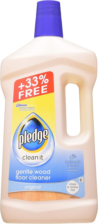 Pledge Clean It Gentle Wood Floor Cleaner Original 1000ml Pack of 6
