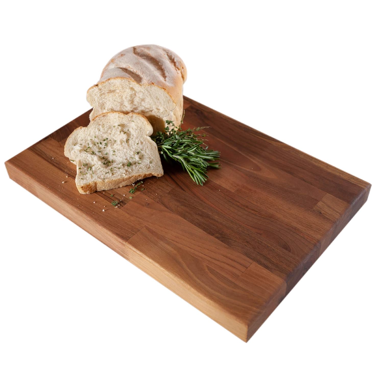 WORKTOPEXPRESS Solid Walnut Wooden Chopping Board 450mm x 300mm x 40mm Rectangular European