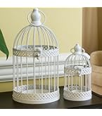Portavelas Creativo Para Jaula De Pájaros, Candelabro Romántico De