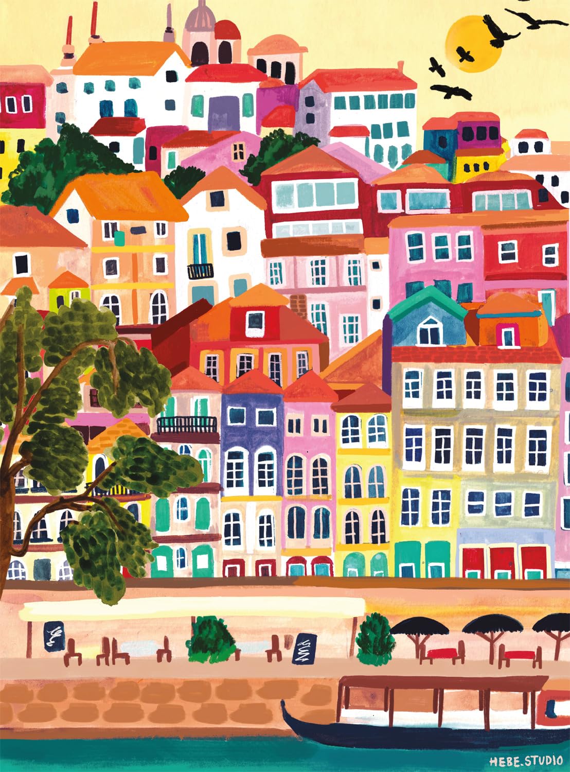 Photo 1 of Buffalo Games - Bonjour - Porto Portugal - 1000 Piece Jigsaw Puzzle for Adults - Challenging Puzzle Perfect for Game Nights
