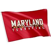 Desert Cactus University of Maryland Terrapins UMD Terps 100% Polyester Indoor Outdoor 3x5 feet Flag (Flag 4)