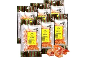 ASIA TRANS & CO. Dried Louisiana Shrimp - Made Fresh in the USA (6 Pack)