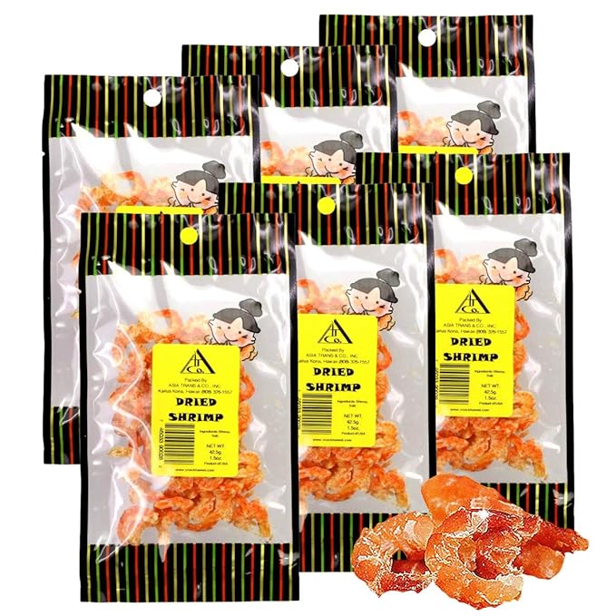 Dried Louisiana Shrimp Made Fresh in the USA (6 Pack)