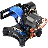 Camera Stabilizer, High Technology Drone Camera Gimbal Metal Brushless Gimbal Board BGC 2.2 for 3/3+ / 4 Camera RC Drone Quadcopter Part (Black) Gimbal Drone