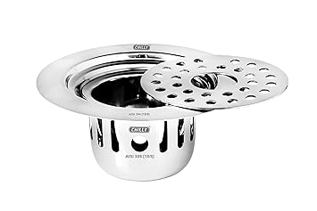 Chilly Cockroach Trap Round Gypsy Flat Cut With Waste Pipe Hole For Kitchen Sinks And Wash Basins Stainless Steel Aisi 304 18 8 Floor Drain Cover Jali Grating Matte Finish Cct Rgfc 150 Mf Amazon In Home Improvement