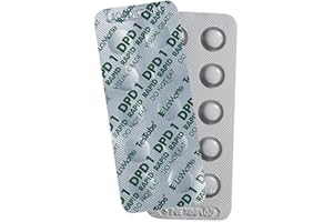 LaMotte 6999A Visual Grade TesTabs, Chlorine DPD #1 RAPID, 100 ct.
