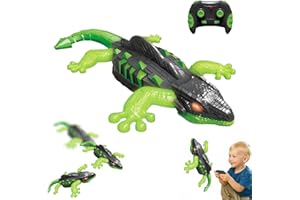 Wall Climbing Lizard, Wall Climbing Gecko RC Toy, Walls Crawler Robot Gecko Remote Control, Floor Ceiling Crawling Electric L