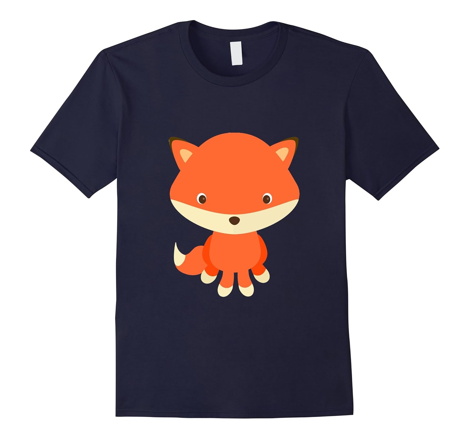 Super Cute Orange Fox Graphic Art T-Shirt Baby Animal Tee-ANZ