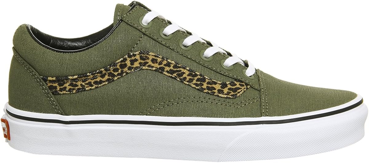vans old skool khaki green