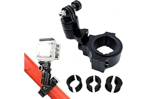 Aeloifft Multi-Adjustable UTV ATV Camera Mount for 1'' 1.5'' 1.75'' 2'', Roll Bar Roll Cage Action Camera Mount Clamp Compati