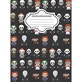 Horror Tots Composition Notebook, College ruled, 100 Pages