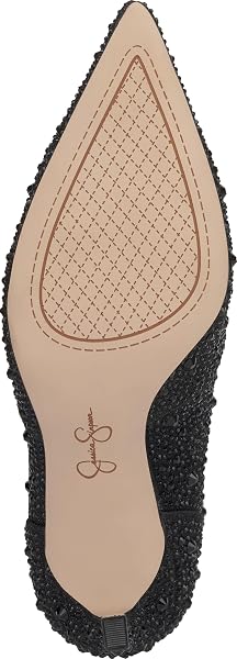 JESSICA SIMPSON EVGENA EMBELLISHED WESTERN BOOT, BLACK, 7.5