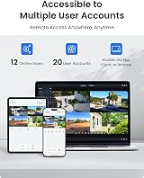 Reolink 4K PoE NVR Security System 16CH 4TB HDD 8x Outdoor Cameras RLK16-800D8 view 5