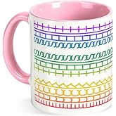 YKSINX F This S Secret Hidden Message Coffee Mug,11OZ Ceramic Pink Cup | Funny Coffee Mugs for Women,Fun Birthday Gift for Coworkers Friends Sister Wife,Office Prank Gag Gifts,White Elephant Gifts