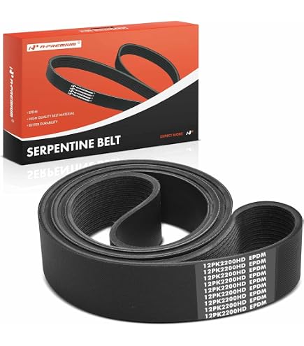 Serpentine Belt For Trucks A-Premium Heavy-Duty 8-Rib Serpentine Belt