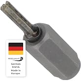 PRODIAMANT Mortar Rake 6mm (1/4 Inch) Tuck Pointing Bit for Angle Grinder | Mortar Removal, Joint Raking &amp; Repointing in Brick, Clinker Facade &amp; Masonry - 6 8 10 12 mm