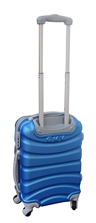 Idee regalo Trolley Valigia rigida, Bagaglio a mano manchio GMV GIAN MARCO  VENTURI, Size Low Cost, cabin size suitcase, misura 55X40X20 cm vari colori  -