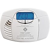 First Alert Battery Operated Carbon Monoxide Alarm with Digital Display