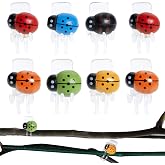 BEADNOVA Orchid Clips 30Pcs Ladybug Plant Clips Orchid Support Clips Vine Clips Plant Clips for Support Flower Orchid Vine (Mix Color, 30PCS)