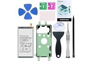 Viimon S10 Plus Battery Replacement Kits (New Upgraded) for Samsung Galaxy S10 Plus SM-G975U All Models with Adhesive and Repair Tool Kits