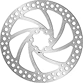 BUCKLOS 140mm 160mm 180mm 203mm MTB Disc Brake Rotor with 6 Bolts, Bicycle Brakes Stainless Steel Rotors M5 Screws, Opposite 