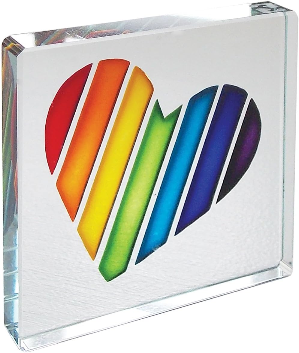 Spaceform Miniature Token Rainbow Heart 1946