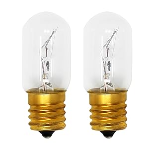 2-Pack Replacement Light Bulb for Amana AMV1150VAS2 Microwave - Compatible Amana 8206232A Light Bulb