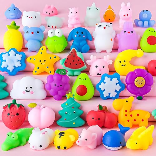 36PCS Mochi Squishy Toys for Kids Party Favors Birthday Goody Bags