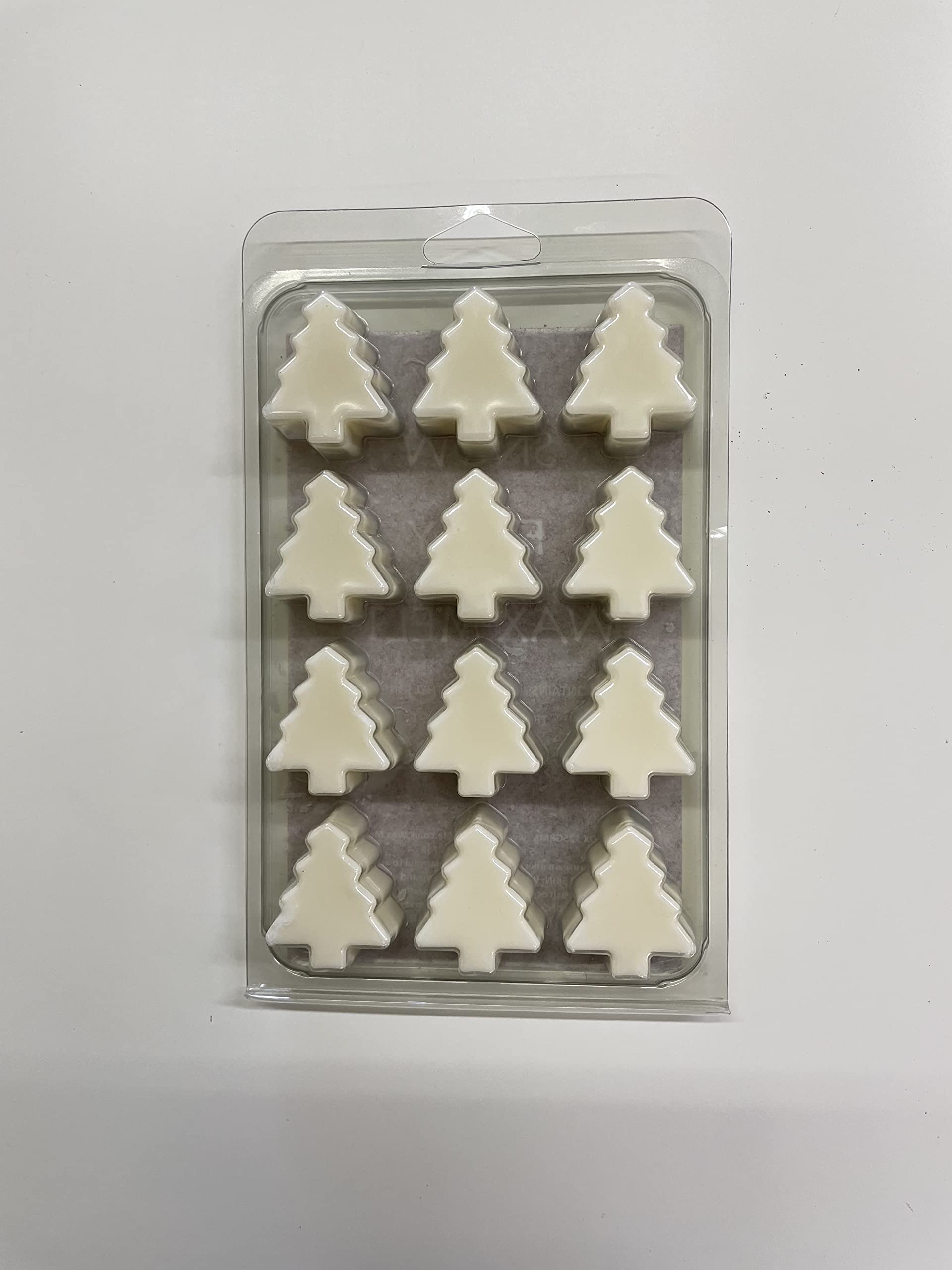 Wax Melts Christmas Tree Shape Set of 12 Notes of Snow Fairy