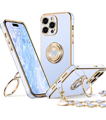 Fingic For IPhone 15 Pro Case[with 360° Ring Holder