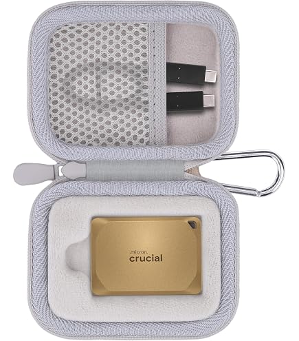 Crucial SSD portátil X10 Pro 2TB, leitura de até 2.100 MB/s