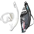 TUSA Sport Adult Serene Mask and Dry Snorkel Combo with Reusable Travel Bag