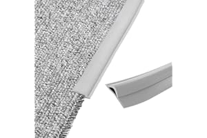 Carpet Edging Trim, Self Adhesive Carpet Edge Banding, PVC Floor Transition Strip, Carpet to Wood Floor Transition Strip Edge