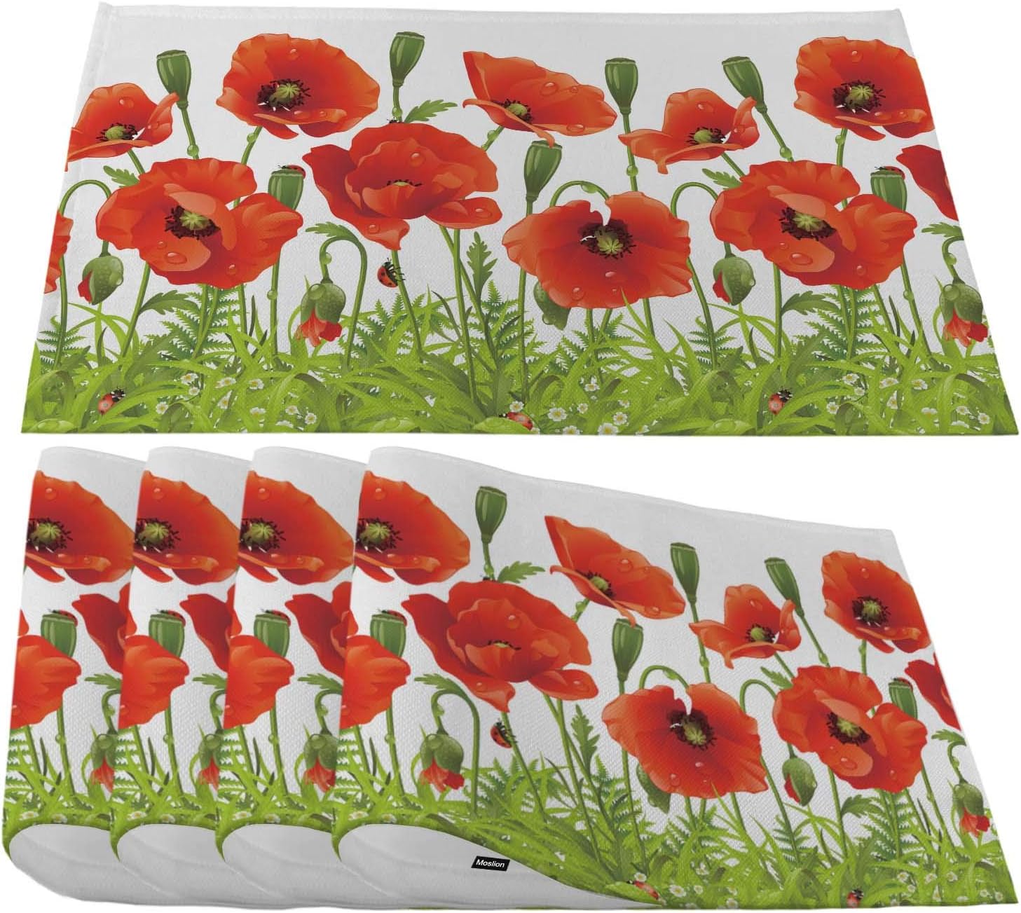 Best poppy placemats for dining table