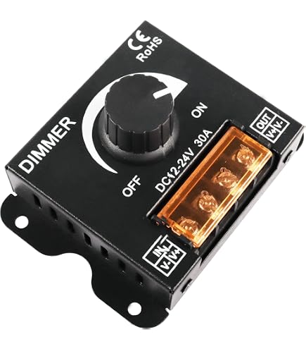 24V Fan Light Remote Control Kit – DC Inverter Stepless Dimmer & Receiver, AC100-130V Input To DC70-110V Output For Ceiling Fans