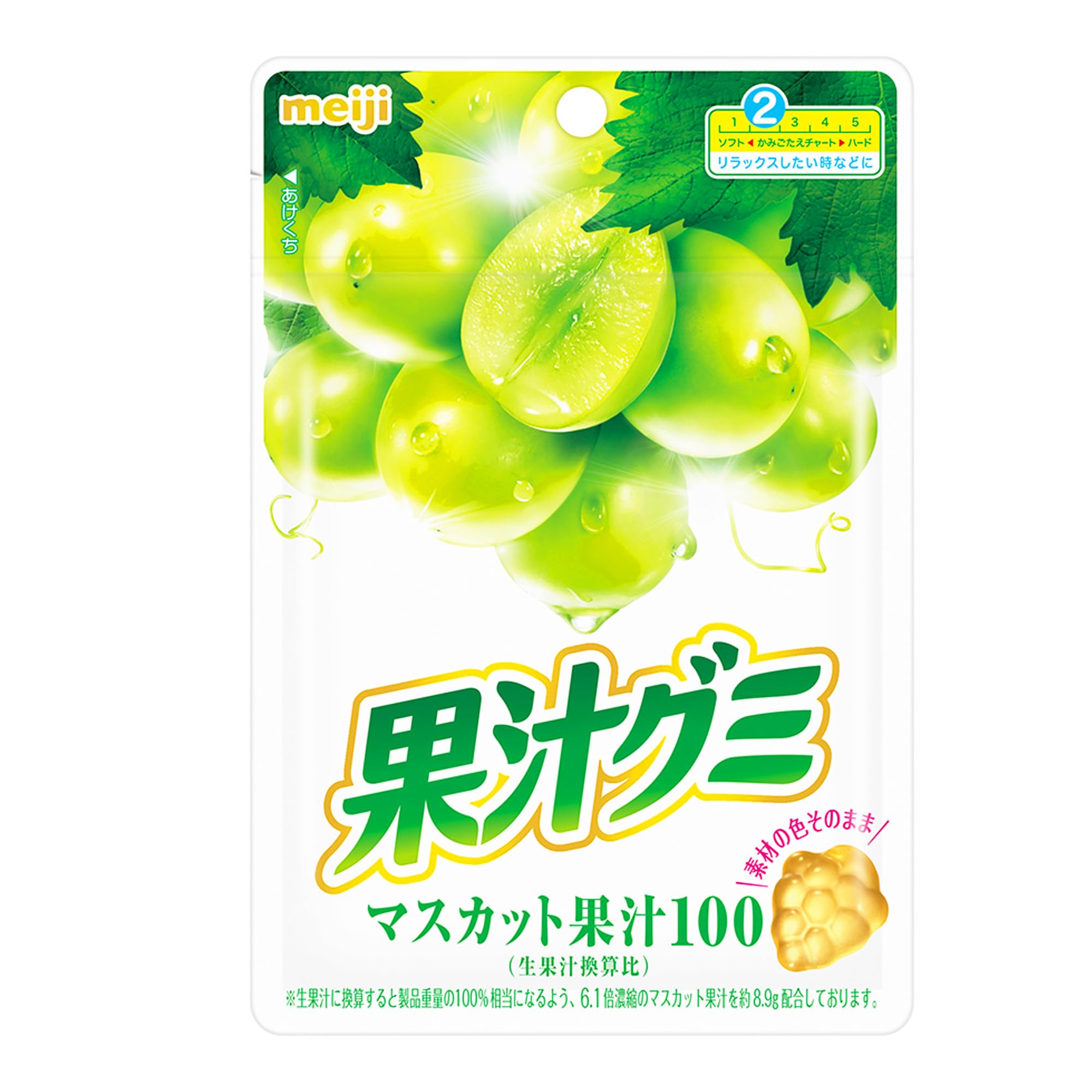 明治 果汁グミマスカット 54g×10袋商品画像