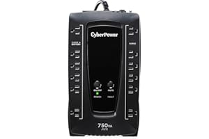 CyberPower AVRG750U AVR UPS System, 750VA/450W, 12 Outlets, Compact