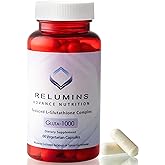 Relumins L-Glutathione Supplement Complex - Self-Love Essential - World’s Most Advanced Reduced Glutathione 1000mg with Alpha Lipoic Acid for Smoother & Brighter Skin, Made in USA - 60 Caps