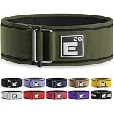 Element 26 Self-Locking Weight Lifting Belt | 4&rdquo; Back Support for Gym, Powerlifting, Body Building, Cross Training, Men, Women, Deadlift, Squat, Quick Locking, Competition