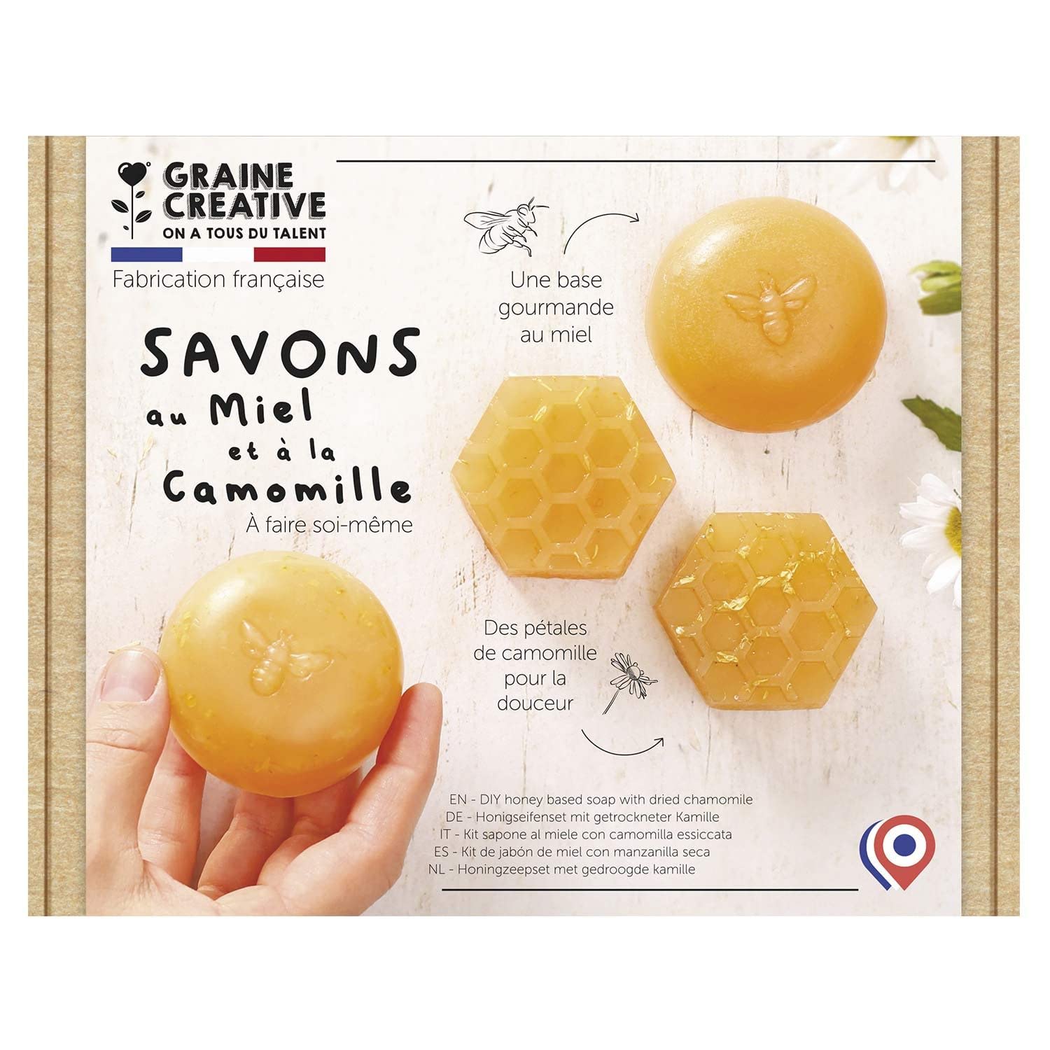 Graine Créative Making your own honey soaps - DIY box