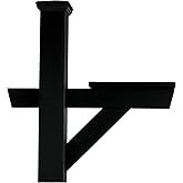 Highwood AD-MLBX1-BKE Hazelton Mailbox Post, Black