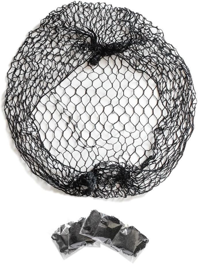 Generic 5x Black Slumber Hair Net with Elastic Edge – Sleep In Hair Net