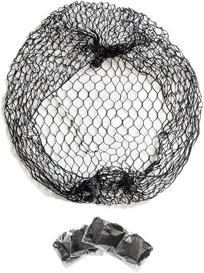 Generic 5x Black Slumber Hair Net with Elastic Edge – Sleep In Hair Net