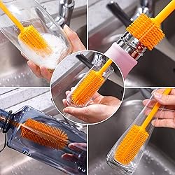 Purtribe Silicone Bottle Brush, Water Bottle