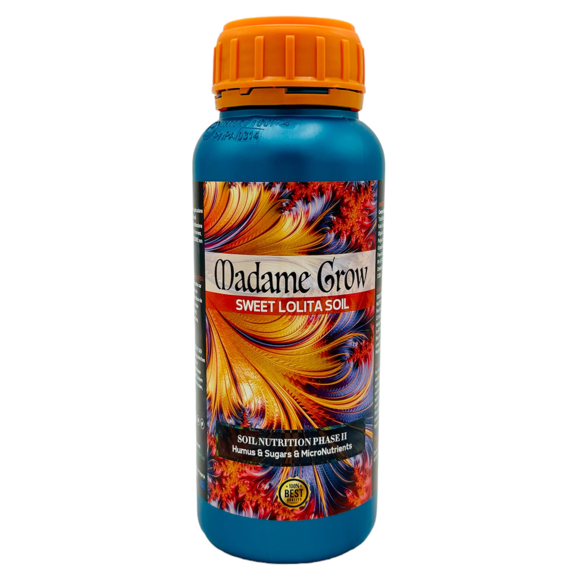 ORGANIC FERTILIZER for Soil to Grow Marijuana or Cannabis - Sweet Lolita Soil 500 ml - Sugars and Humus to Feed the Soil + microelements
