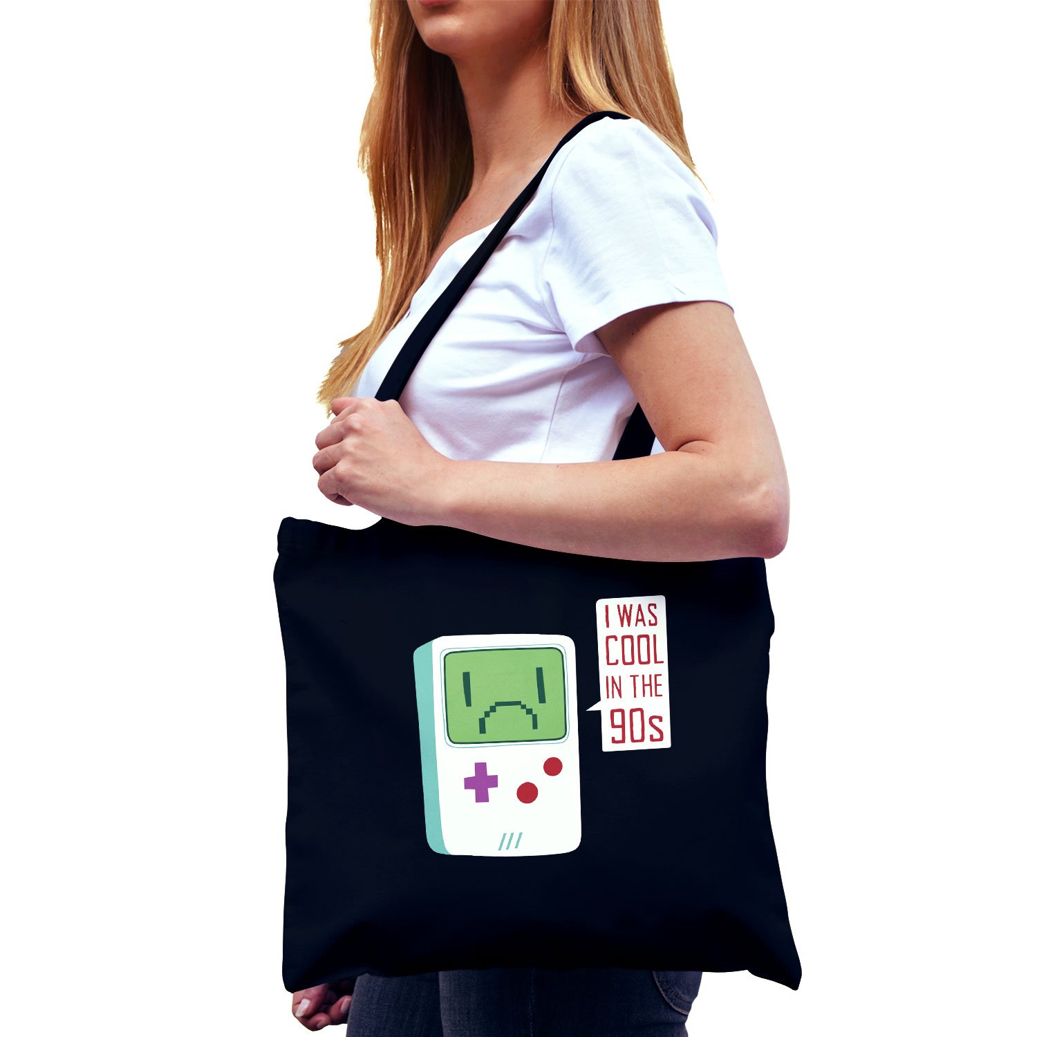 NERDO Unisex Adult VEND-194955 Fabric Bag, Black, 38 cm x 42 cm