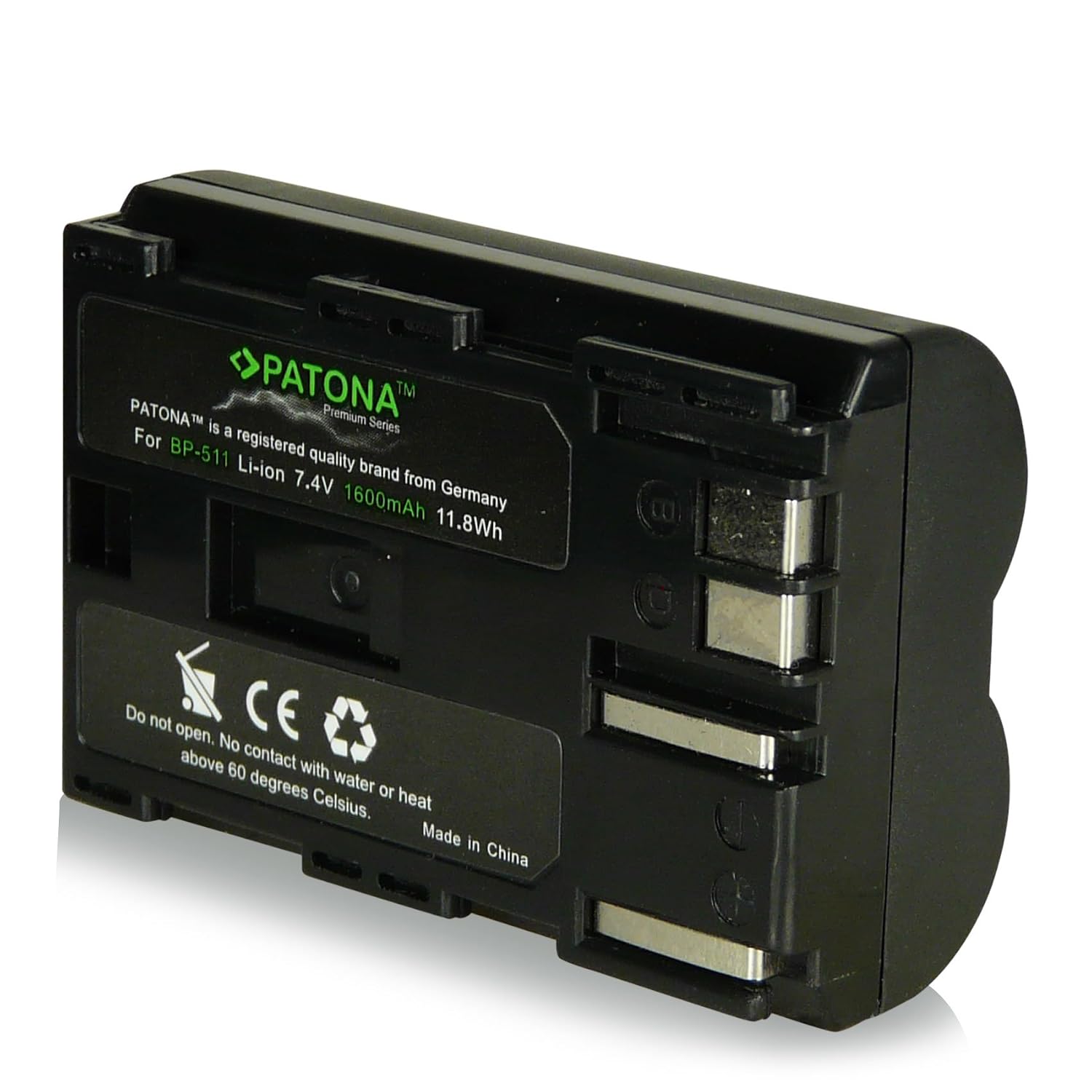 2x Premium Batería BP511 BP511 para Canon PowerShot G1 300D
