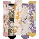 Benefeet Sox Sheer Mesh Socks Women See Through Transparent Ankle Stocking Socks for Girls Womens